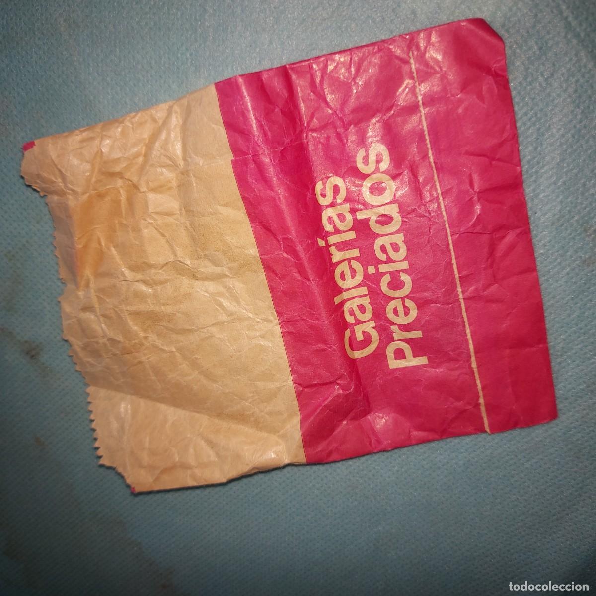 Coleccionismo: antigua bolsa papel de galerias preciados a&ntilde;os 60- 70