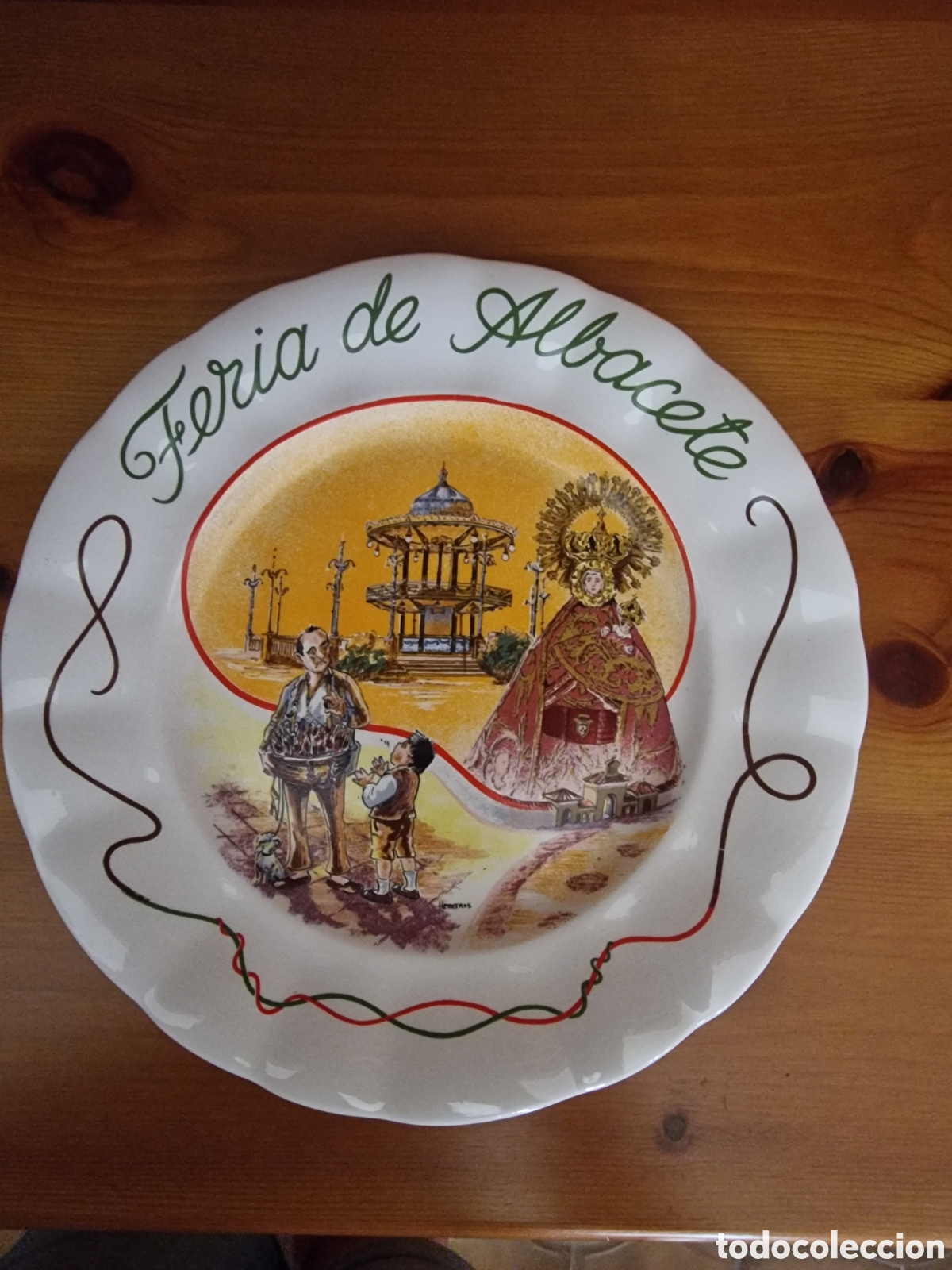 Coleccionismo: Plato tirada limitada feria de Albacete