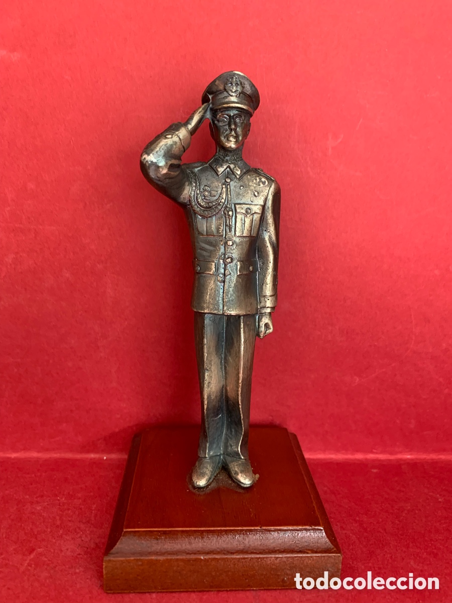 Coleccionismo: ALFEREZ DE 3* AGA FIGURA DE BRONCE A&Ntilde;OS 80