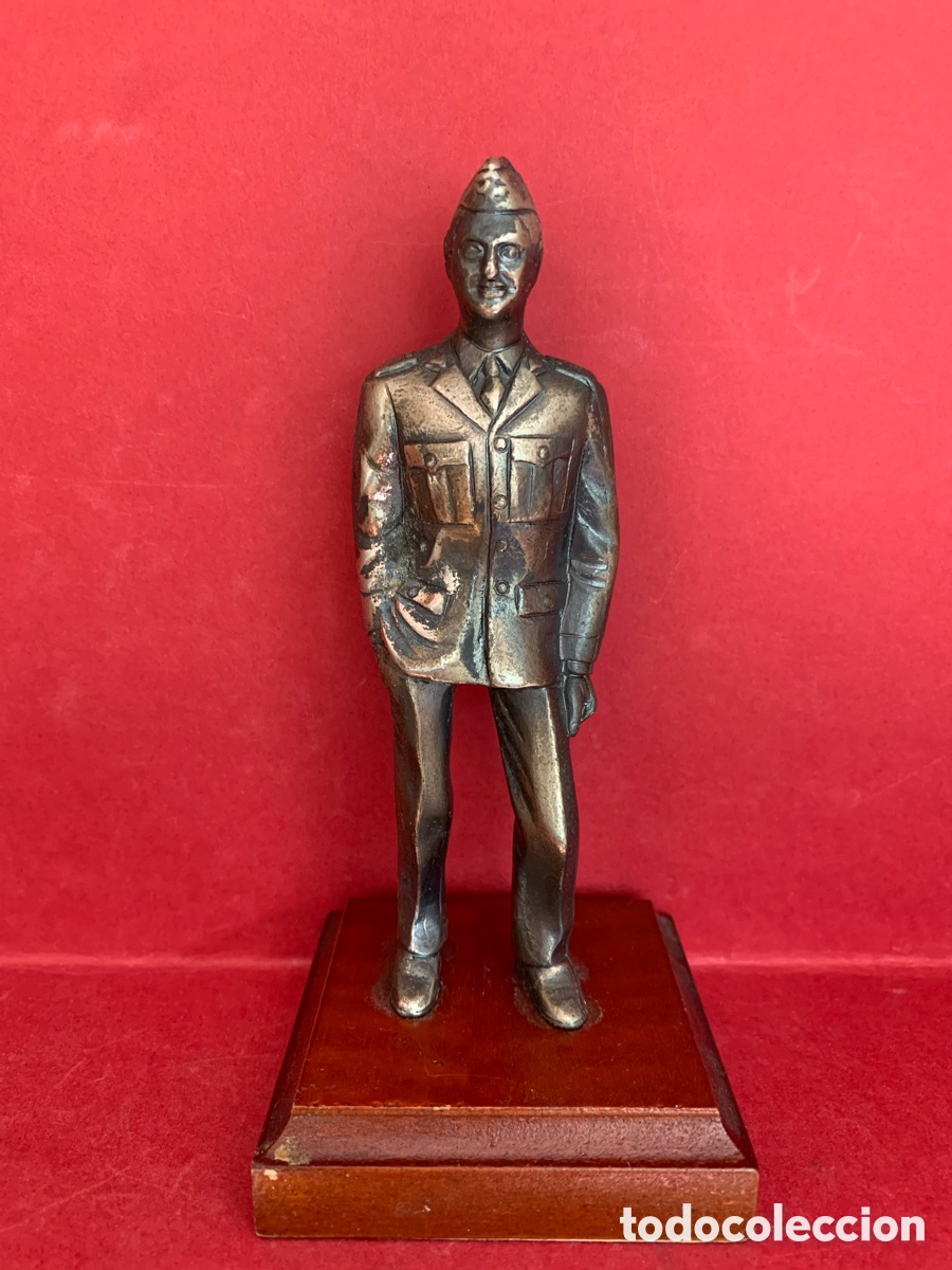 Coleccionismo: OFICIAL AVIACION FIGURA BRONCE A&Ntilde;OS 80