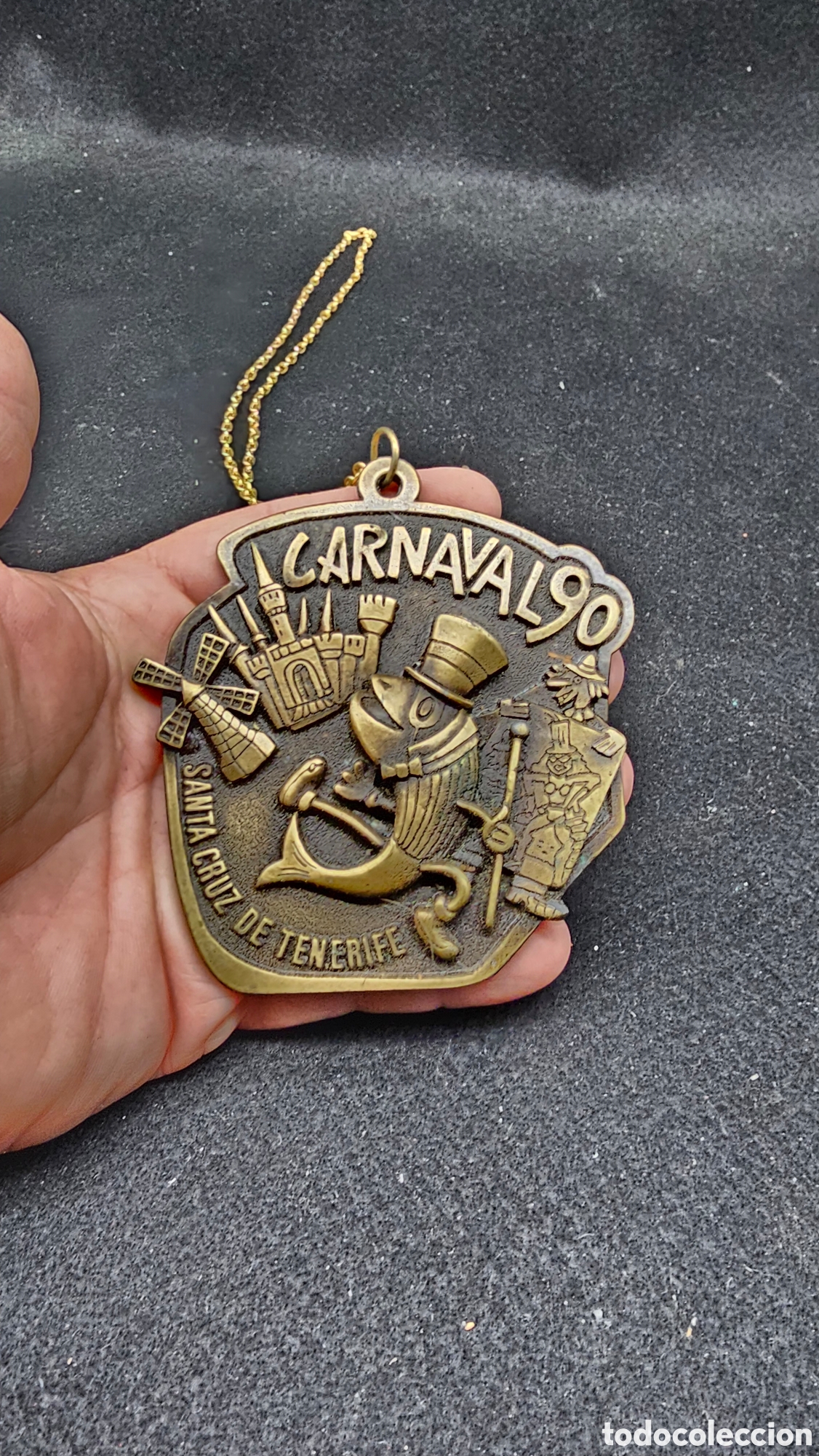 Coleccionismo: Medalla del carnaval de Tenerife 1990