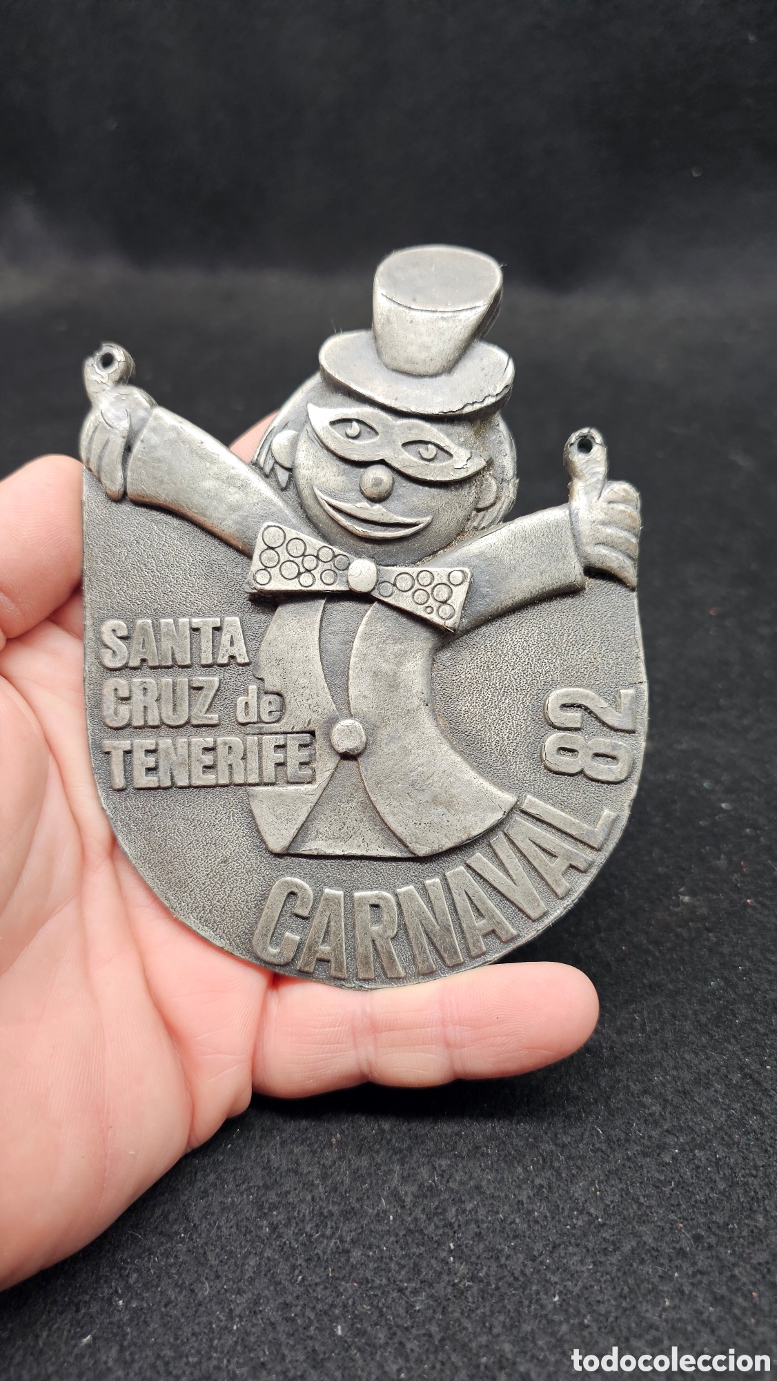 Coleccionismo: Antigua medalla del carnaval de Tenerife 1982