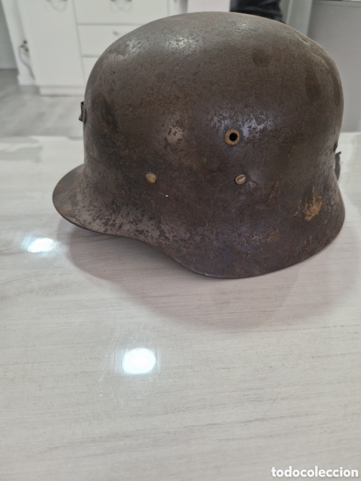 Coleccionismo: Casco espa&ntilde;ol posterior a la guerra civil
