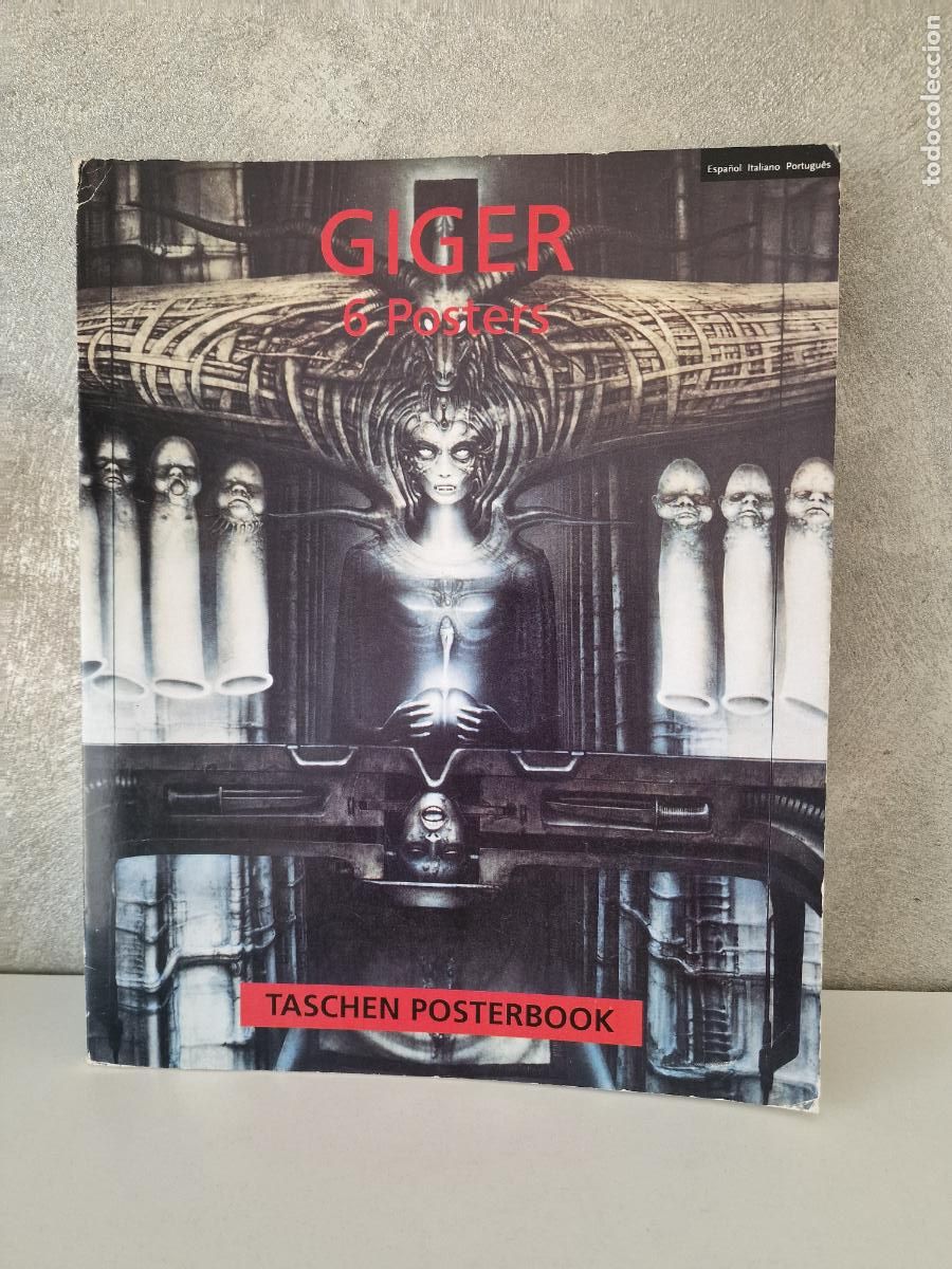 Coleccionismo: POSTERBOOK HR GIGER CON 6 L&Aacute;MINAS CIENCIA FICCION