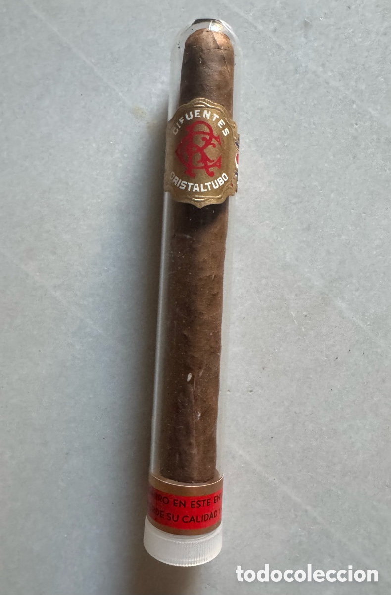 Coleccionismo: Antiguo Puro Habano Cifuentes Cristaltubo &ndash; Cuba - Pieza de Colecci&oacute;n