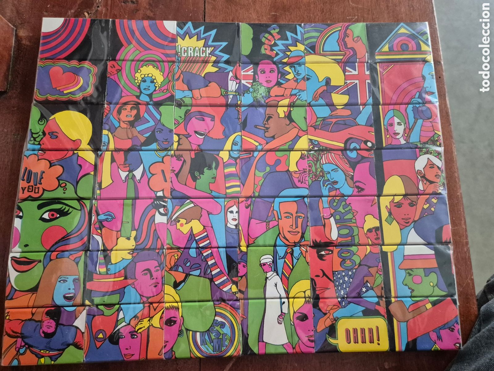 Coleccionismo: CERILLAS 42 CAJAS PUZZLE COMPLETO PSCODELICO POP FOSFOROS DEL PIRINEO