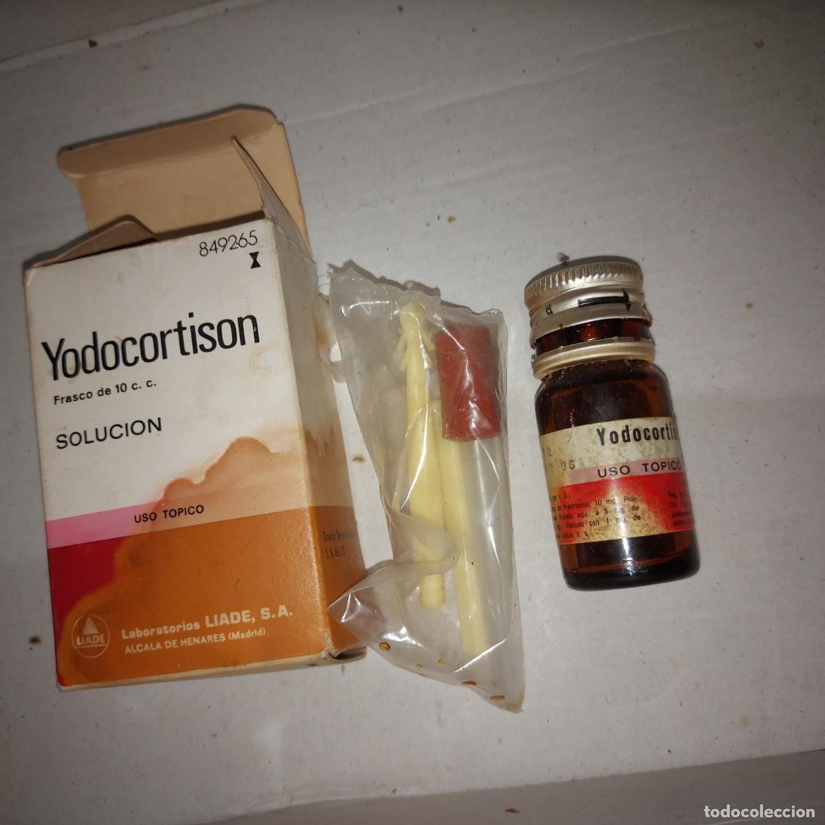 Coleccionismo: ANTIGUO MEDICAMENTO ,BOTE MEDICINA YODOCORTISON