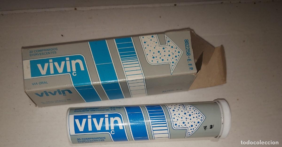 Coleccionismo: ANTIGUO MEDICAMENTO DE FARMACIA VIVIN, ACIDO ACETIL SALICILICO