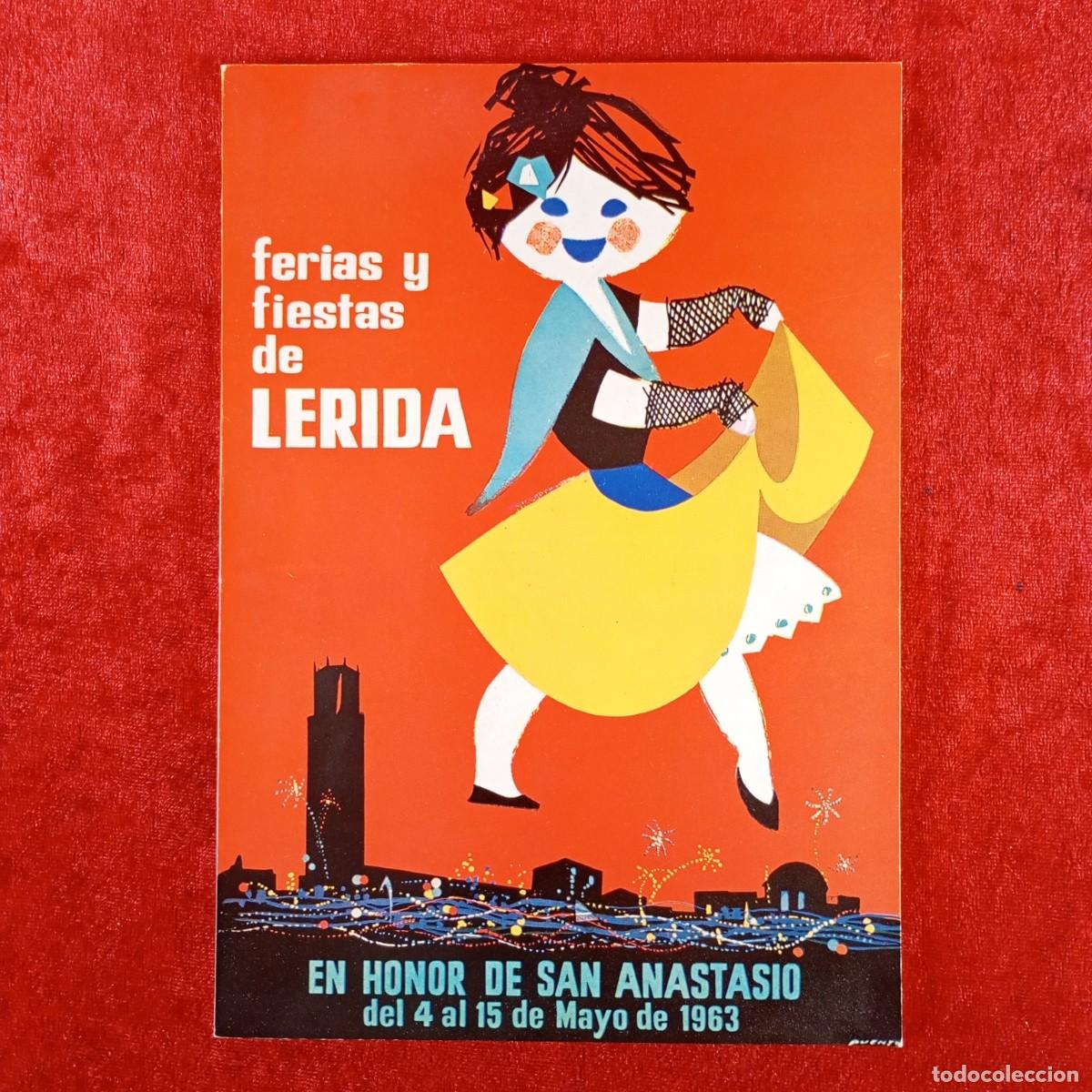 Coleccionismo: PROGRAMA DE FIESTAS - FERIAS Y FIESTAS DE LERIDA - SAN ANASTASIO - MAYO 1963 - PUENTE / 584