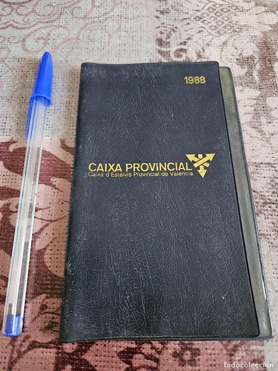 Coleccionismo: Antigua Funda Libreta Bancaria Vintage De La Antigua CAIXA PROVINCIAL DE V&aacute;lencia 1988.