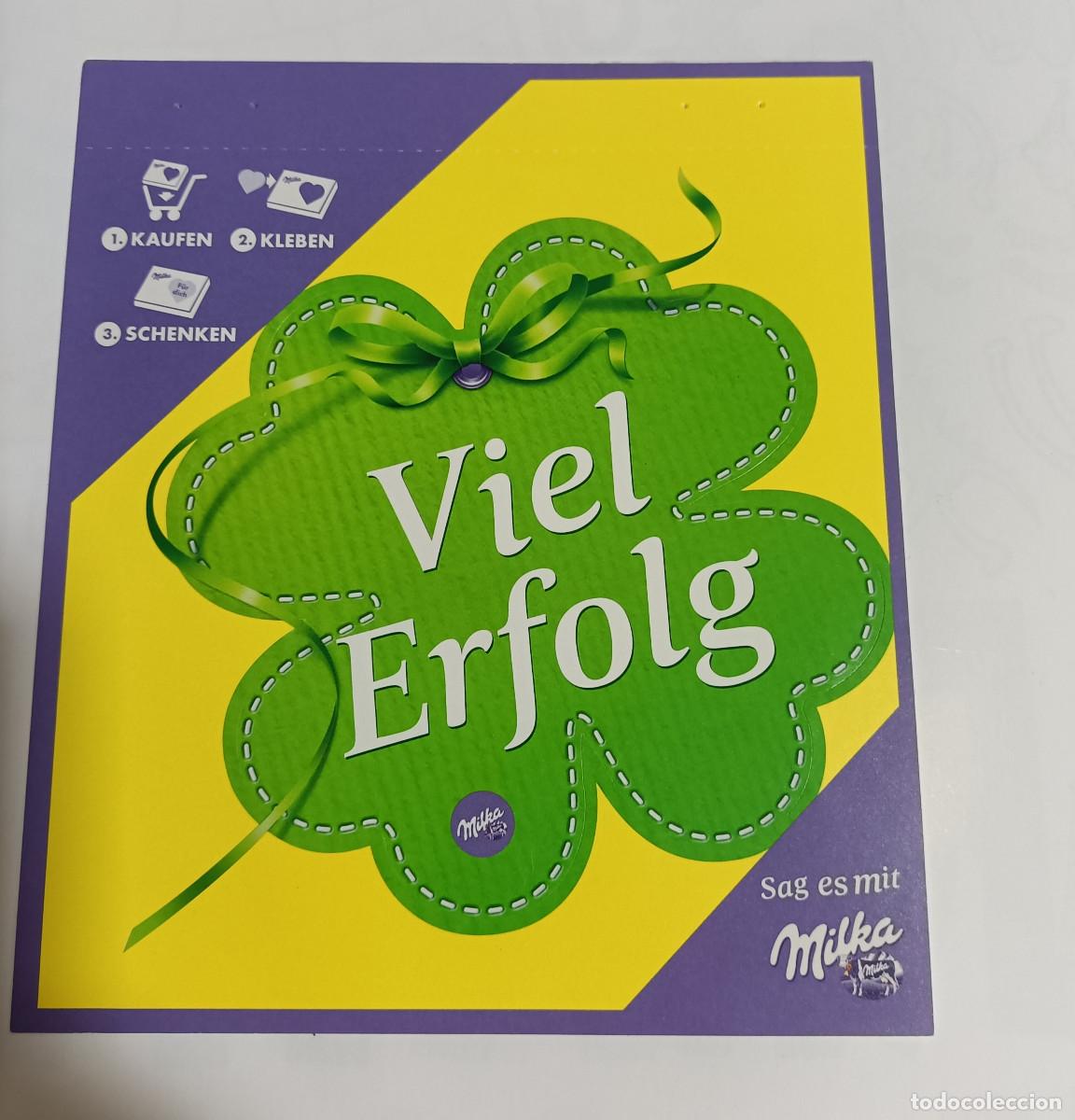 Coleccionismo: publicidad milka alemania promocional publicitario