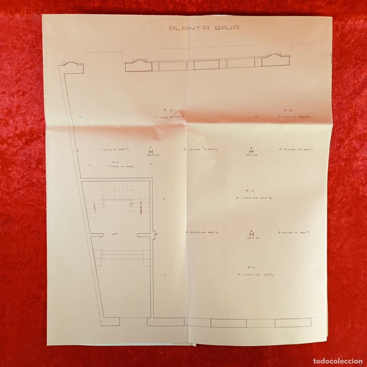 Coleccionismo: DOCUMENTACI&Oacute;N DE LA CONSTRUCCI&Oacute;N DE UN EDIFICI&Oacute; EN TORRESERONA, LLEIDA (L&Eacute;RIDA) - A&Ntilde;OS 30 / 740 - Foto 3