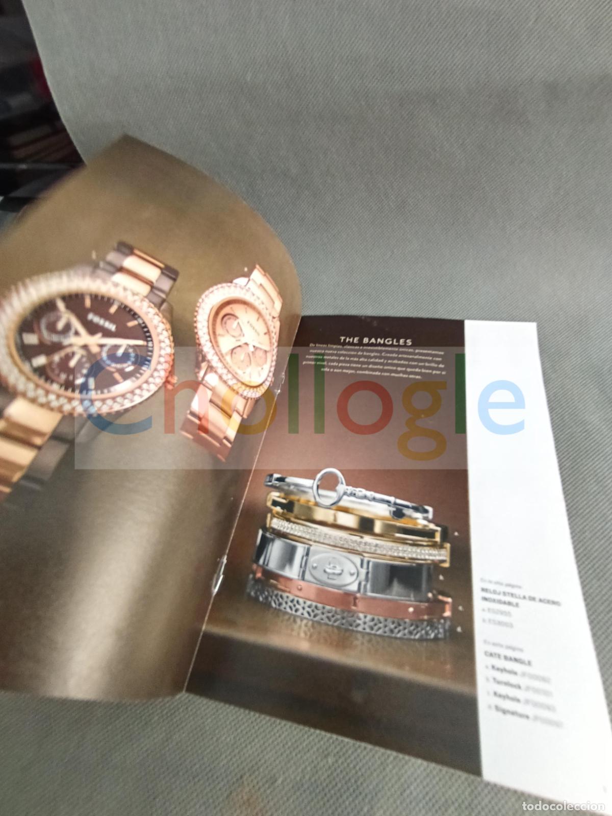 Coleccionismo: Cat&aacute;logo Reloj Fossil 2012 - Foto 2