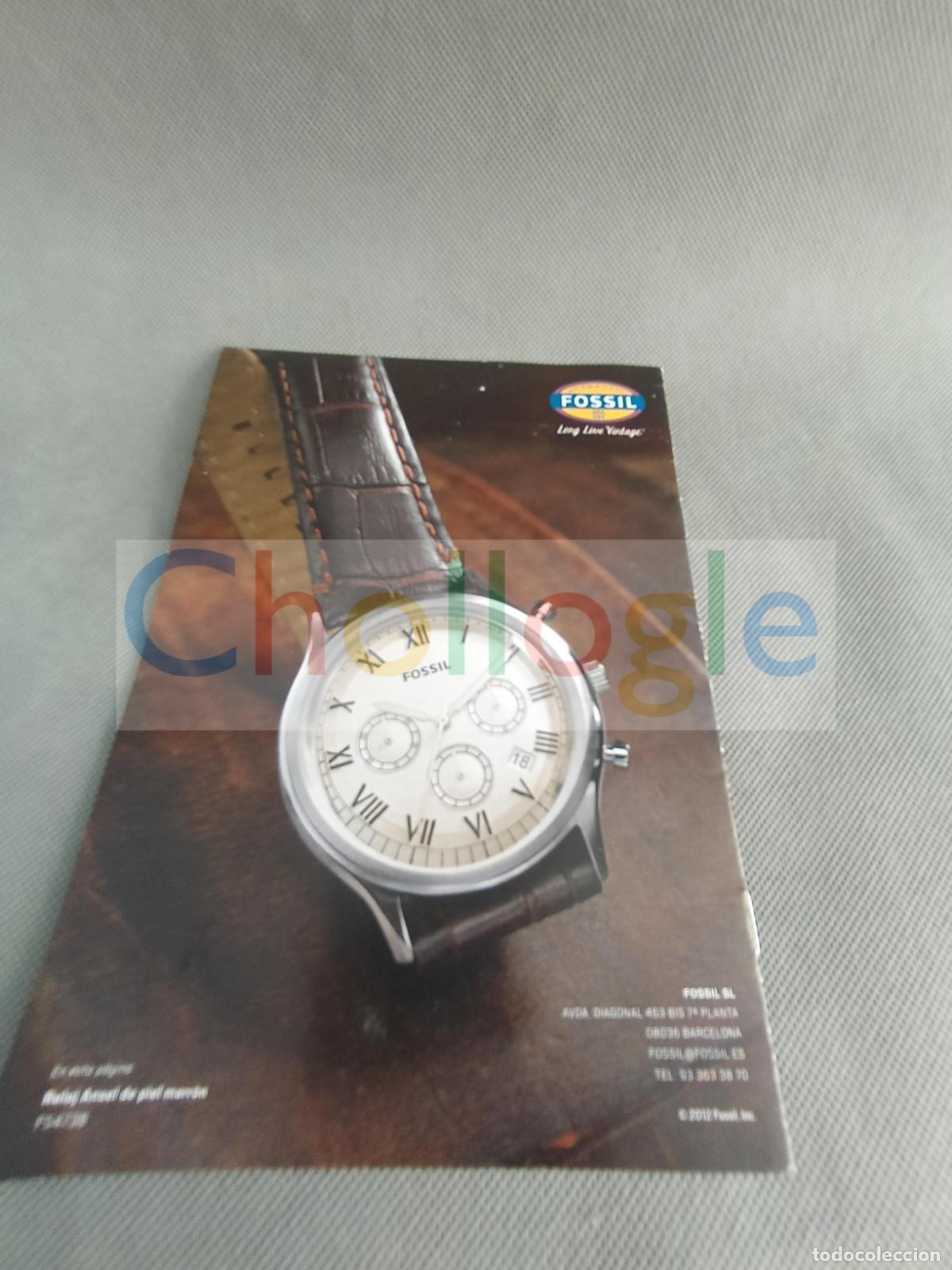 Coleccionismo: Cat&aacute;logo Reloj Fossil 2012 - Foto 5