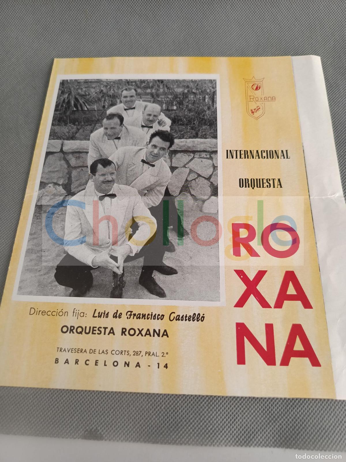 Coleccionismo: Roxana Orquesta internacional quinteto ball baile festa fiesta major mayor 2