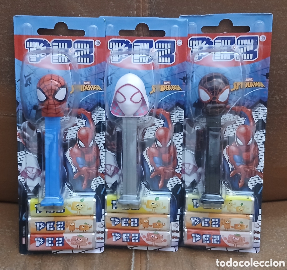 Coleccionismo: 3 Dispensadores Pez Spider-Man (Marvel)