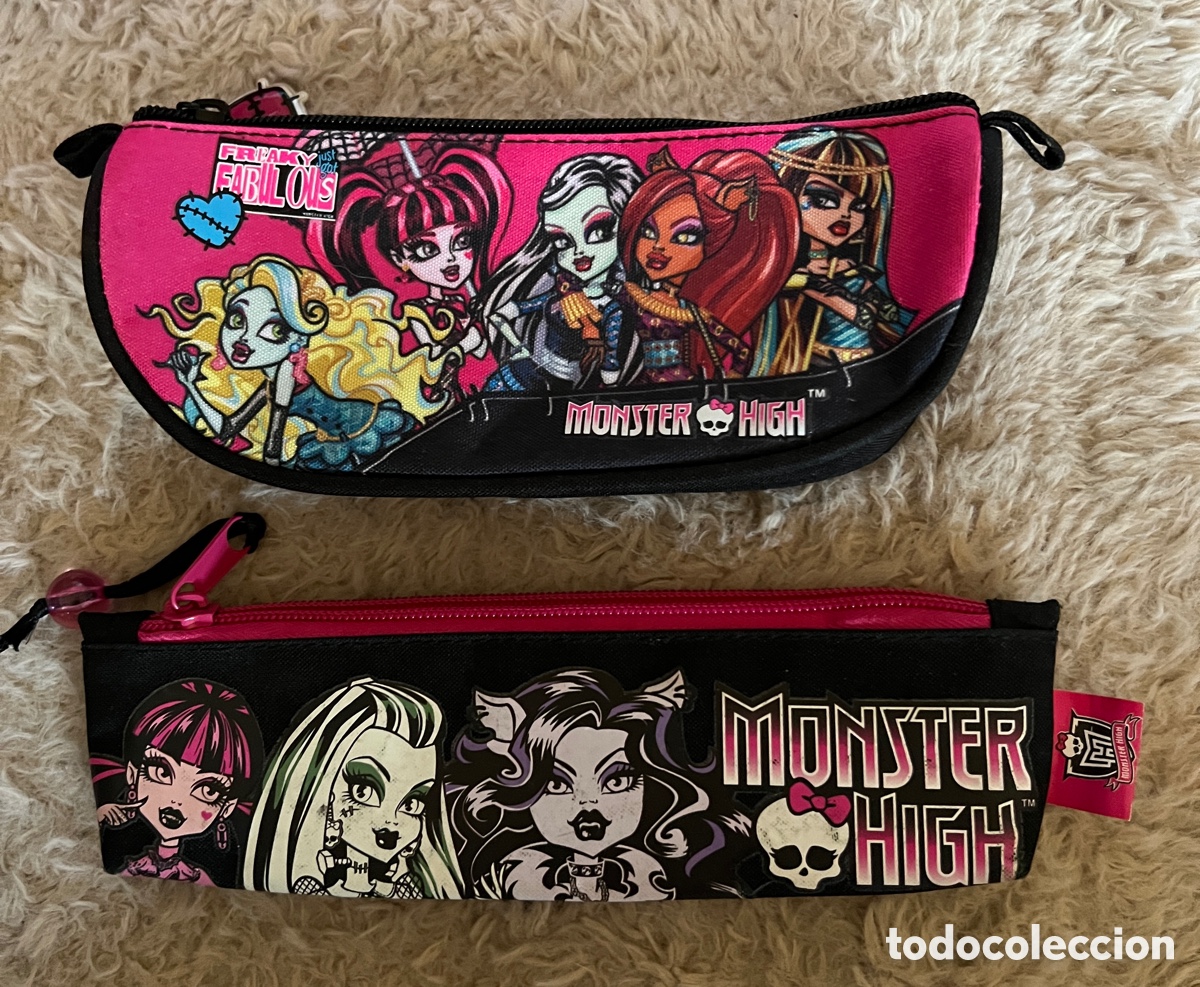 Sammeln: Lote 2 Estuches Escolares Monster High (G1 Originales)