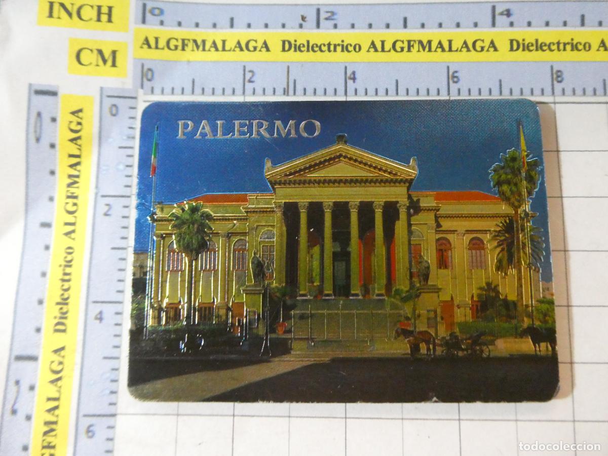 Coleccionismo: IM&Aacute;N DE NEVERA. SOUVENIR RECUERDO. PALERMO ITALIA TEATRO MASSIMO