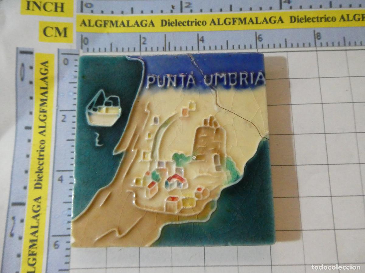Coleccionismo: IM&Aacute;N DE NEVERA. SOUVENIR RECUERDO. PUNTA UMBR&Iacute;A HUELVA