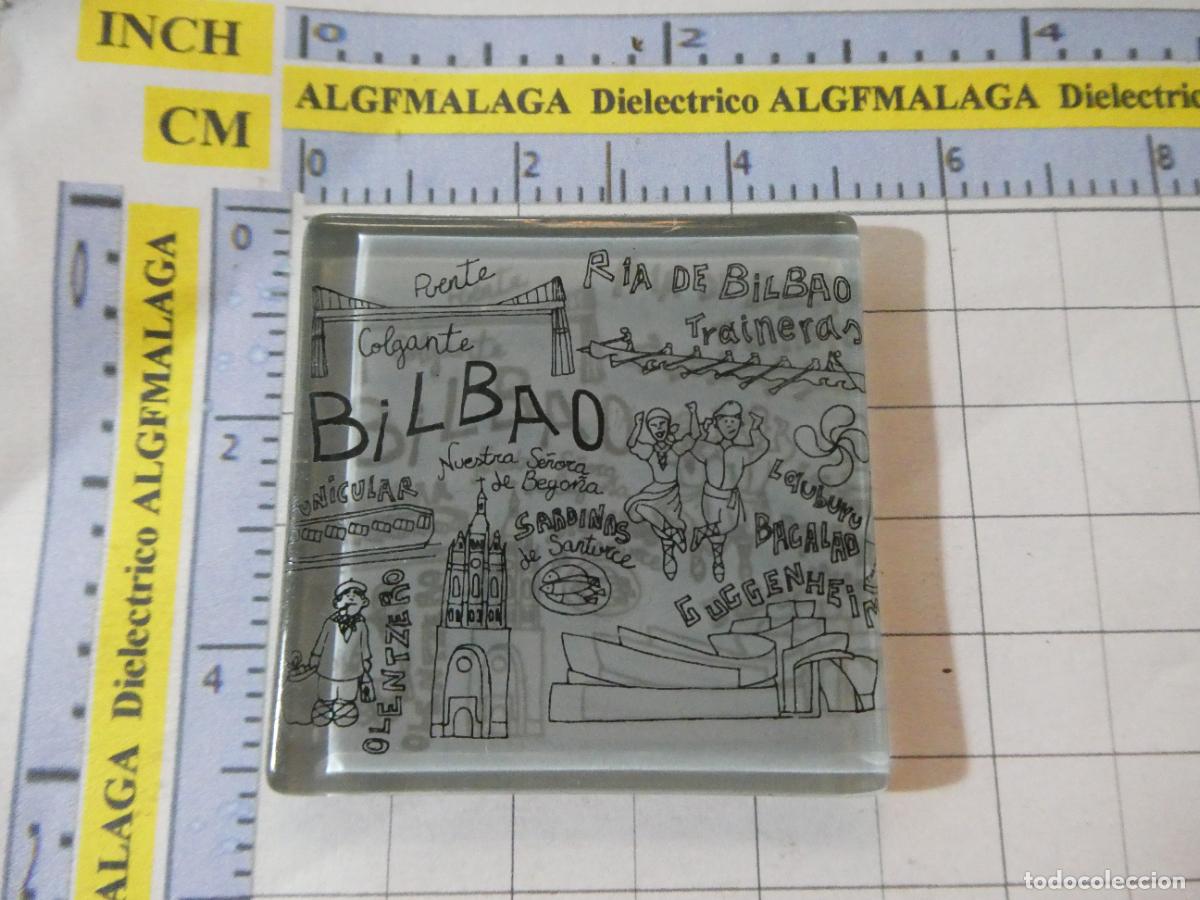 Coleccionismo: IM&Aacute;N DE NEVERA. SOUVENIR RECUERDO. BILBAO MONUMENTOS