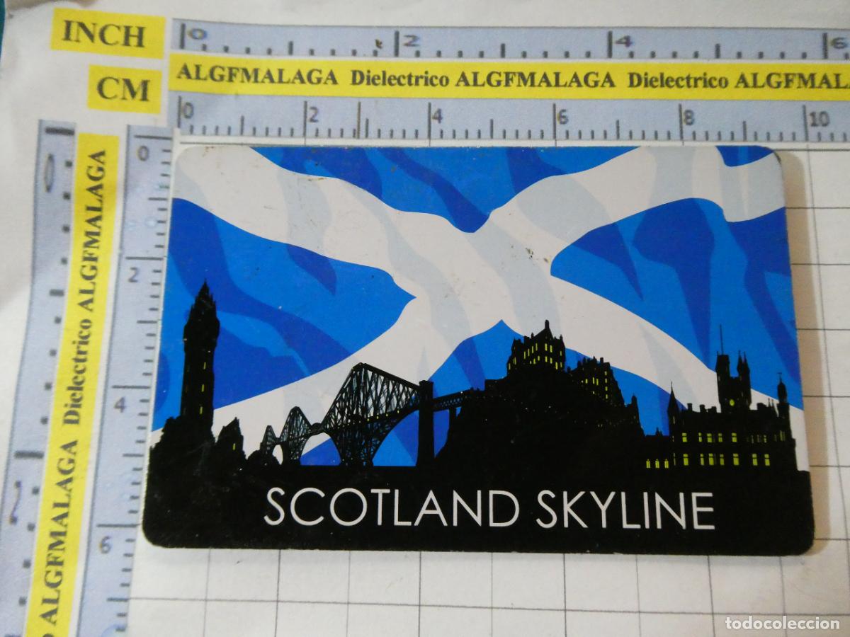 Coleccionismo: IM&Aacute;N DE NEVERA. SOUVENIR RECUERDO. SKYLINE ESCOCIA