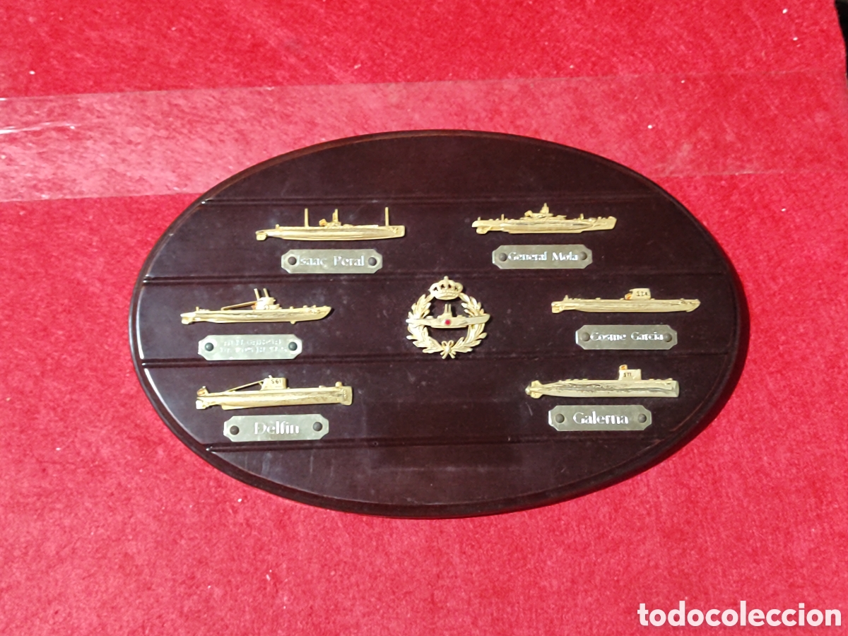 Coleccionismo: Original Metopa Militar con Submarinos Espa&ntilde;oles