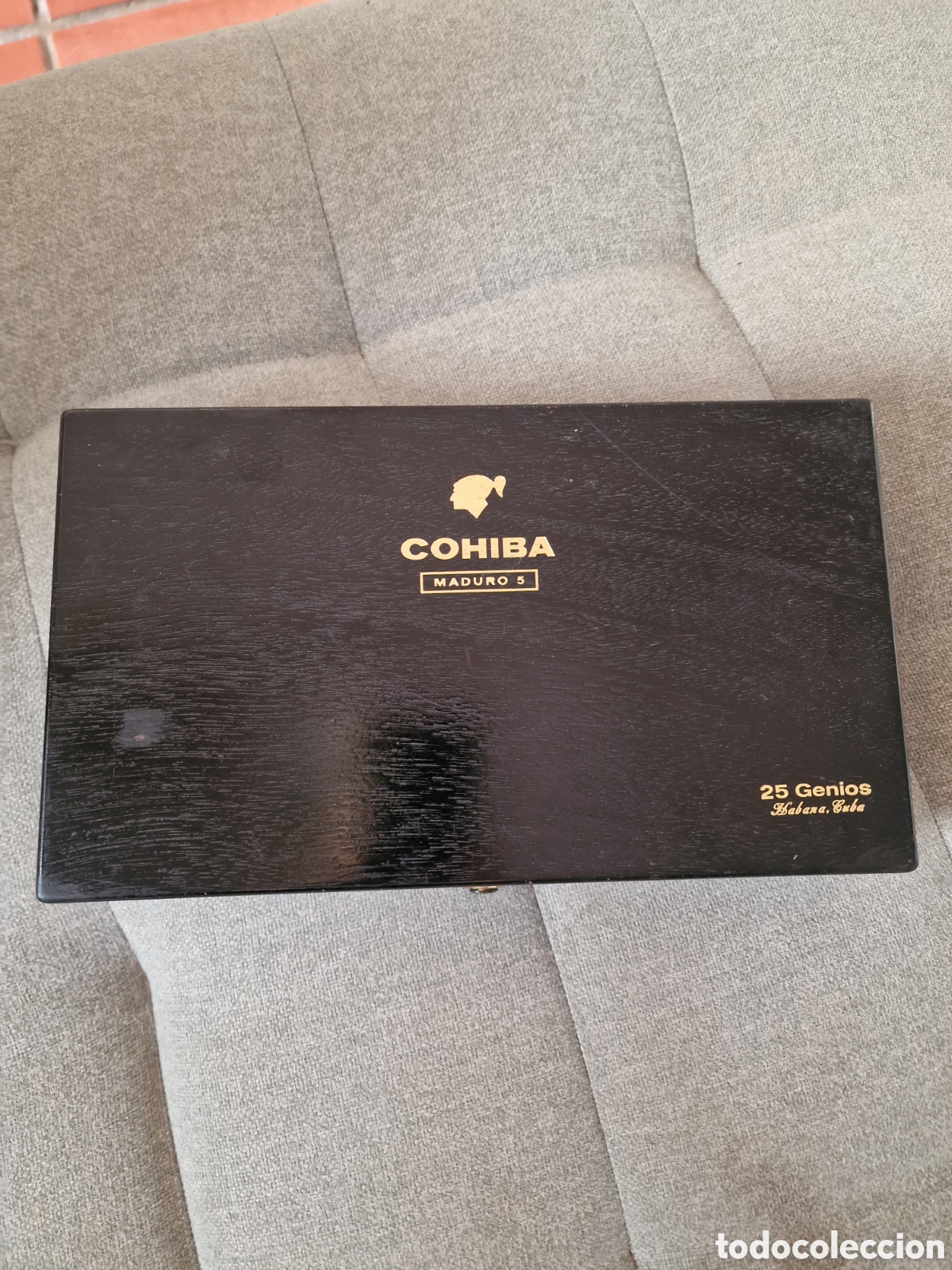 Coleccionismo: Caja vacia Cohiba Maduro 5, 25 Genios