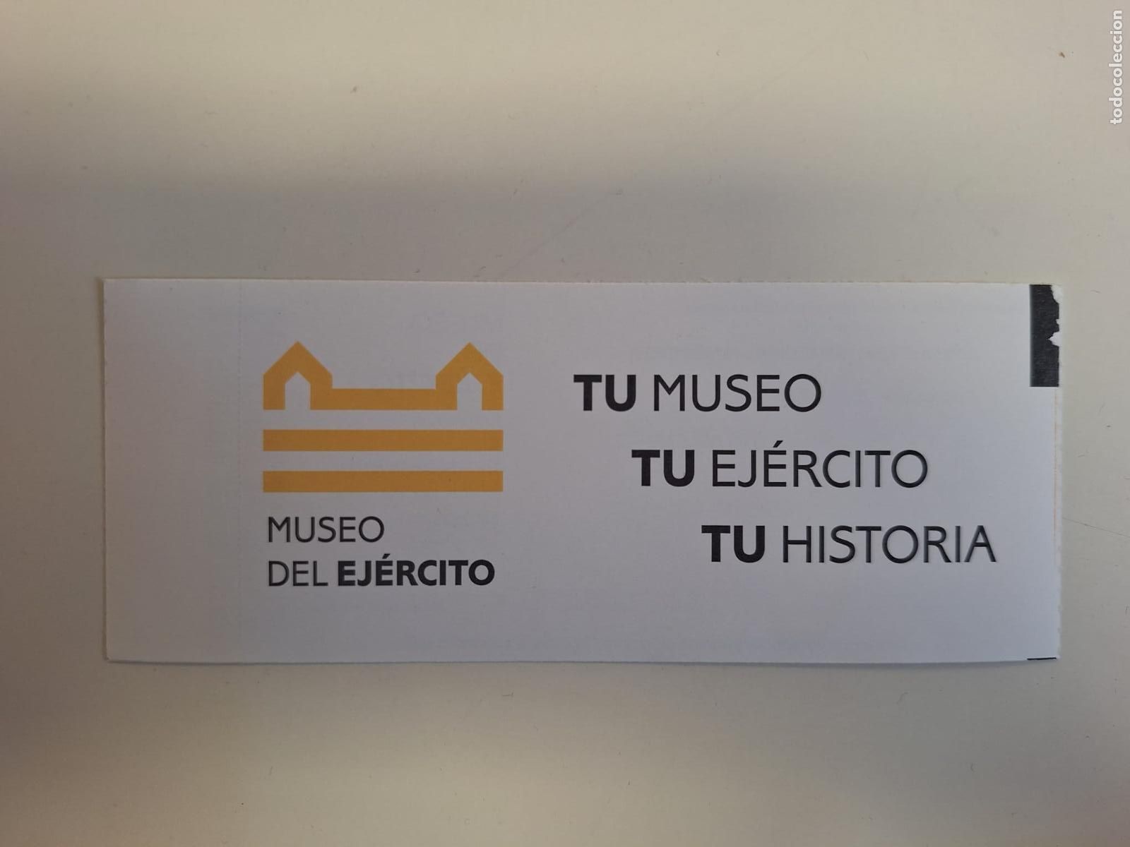 Coleccionismo: Entrada Museo del Ej&eacute;rcito Toledo Castilla-La Mancha Historia militar Patrimonio Alc&aacute;zar