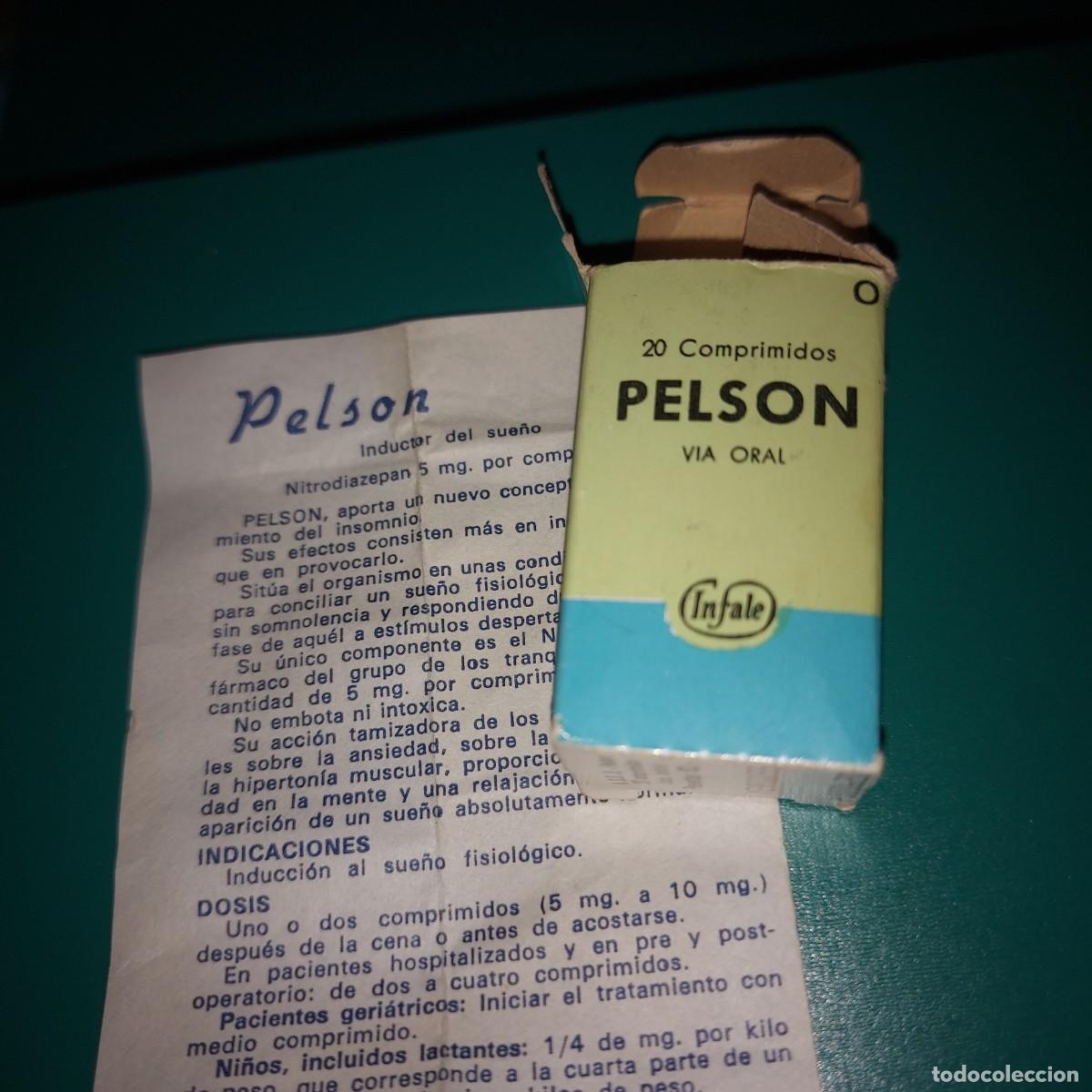 Coleccionismo: ANTIGUO MEDICAMENTO, PELSON, DIACEPAN, CAJA VACIA