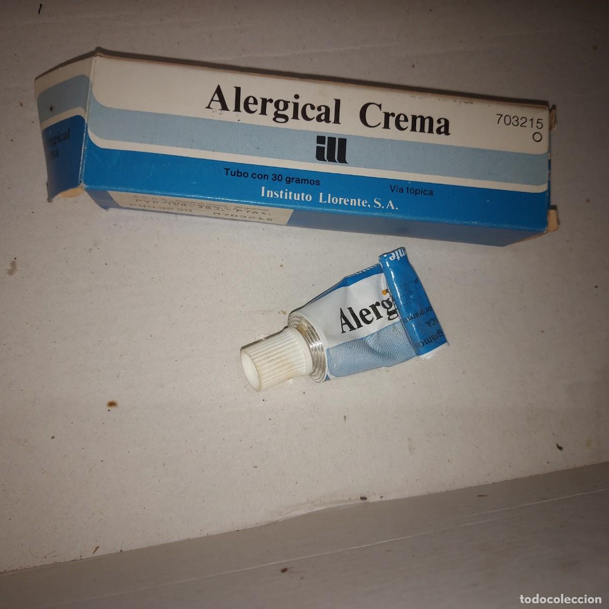 Coleccionismo: ANTIGUO MEDICAMENTO, ALERGICAL CREMA