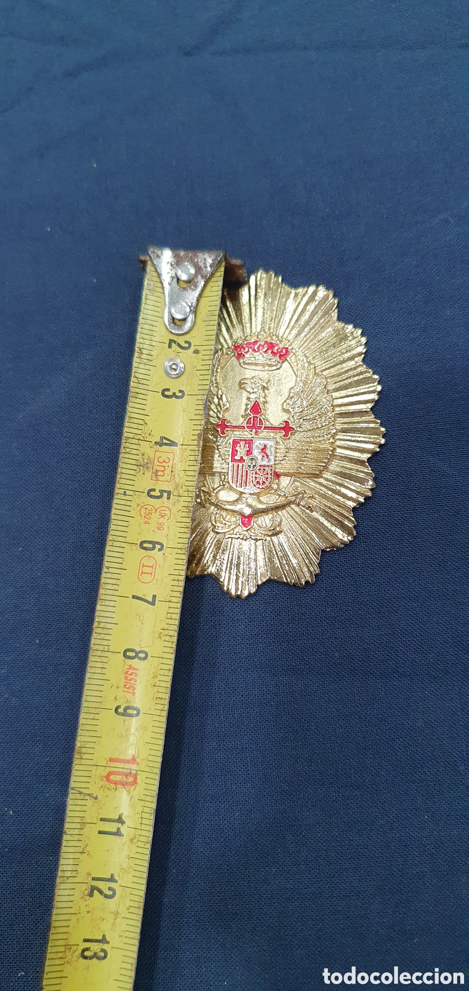 Coleccionismo: Chapa dorada militar. Ej&eacute;rcito. (L135) - Foto 2