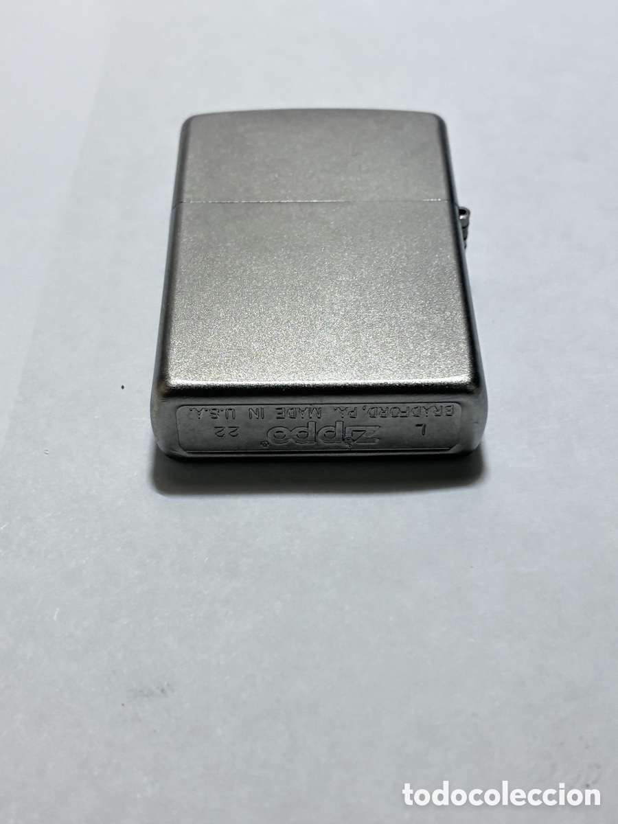 Coleccionismo: Mechero Zippo 22 cromado USA mate