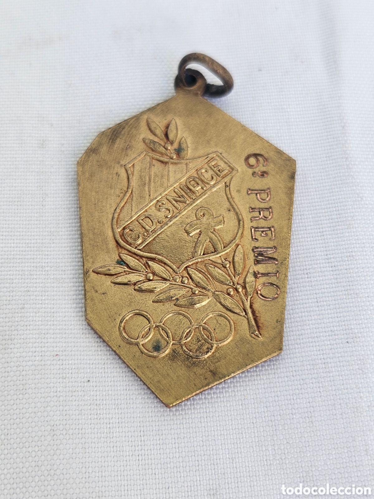 Collectionnisme: MEDALLA COLGANTE C.D. SNIACE. 6 PREMIO