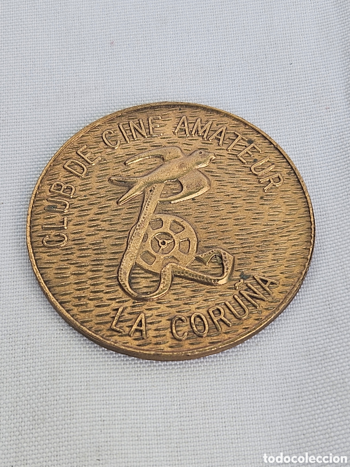 Collectionnisme: MEDALLA CLUB DE CINE AMATEUR LA CORU&Ntilde;A 1969