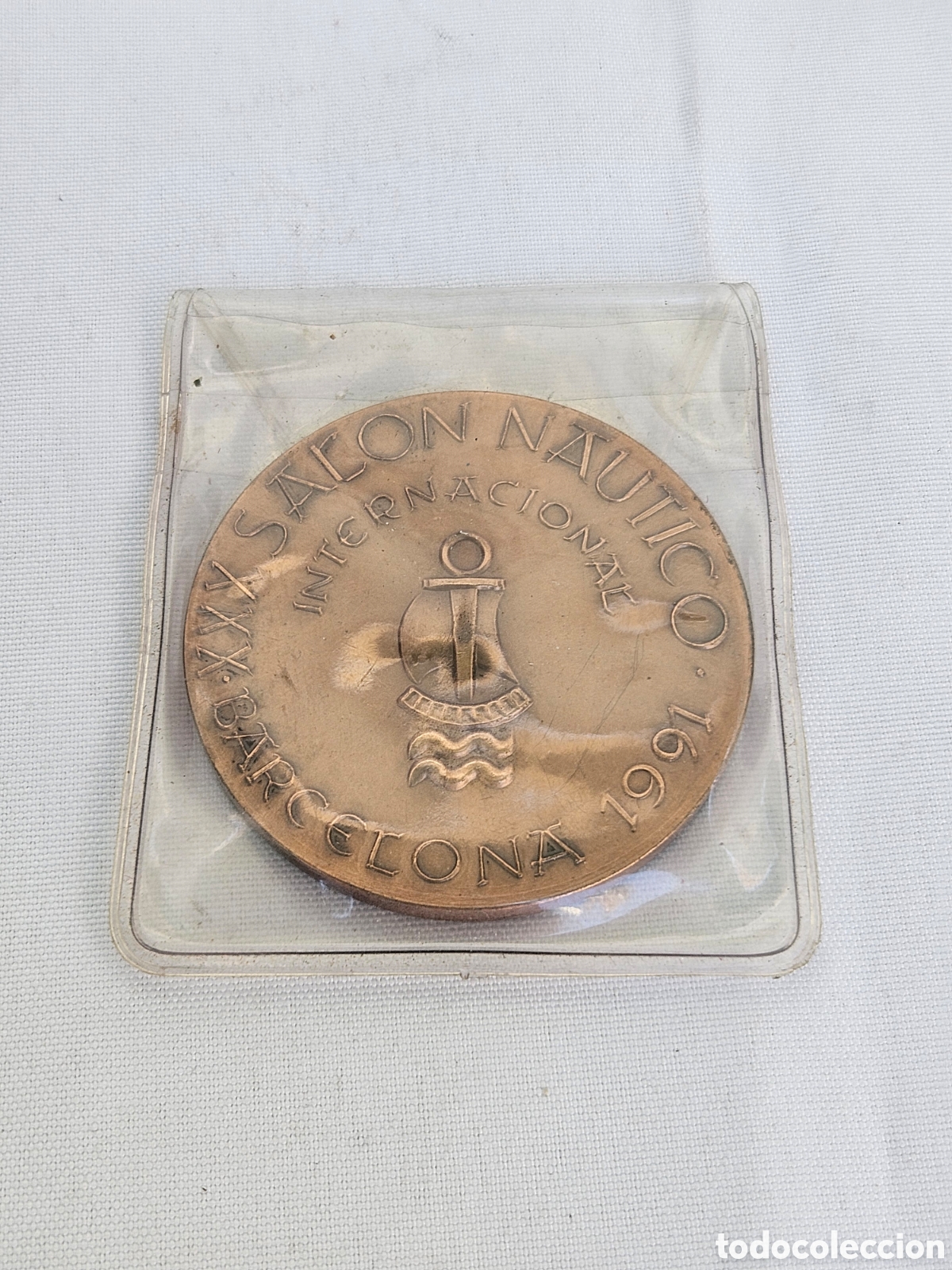 Collectionnisme: MEDALLA XXX SALON NAUTICO INTERNACIONAL BARCELOBA 1991. ACORAZADO ALFONSO XIII 1915