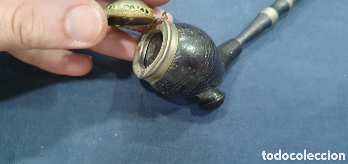 Coleccionismo: Antigua pipa en madera. (L135) - Foto 2