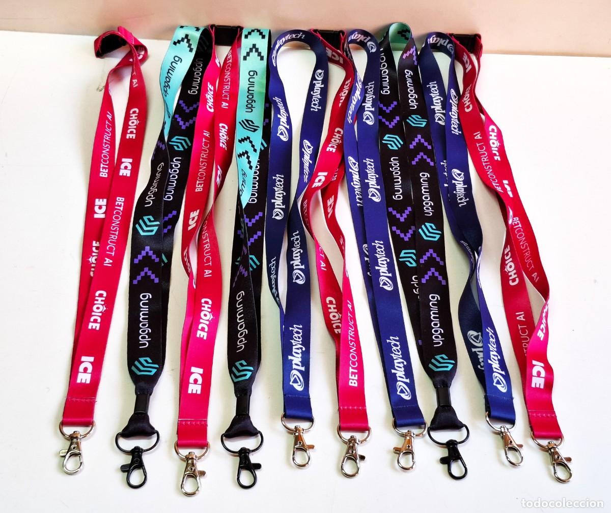 Collecting: 10 CINTAS O TIRAS PARA ESCARAPELAS EVENTOS, LLAVES, TELEFONOS U OTRO