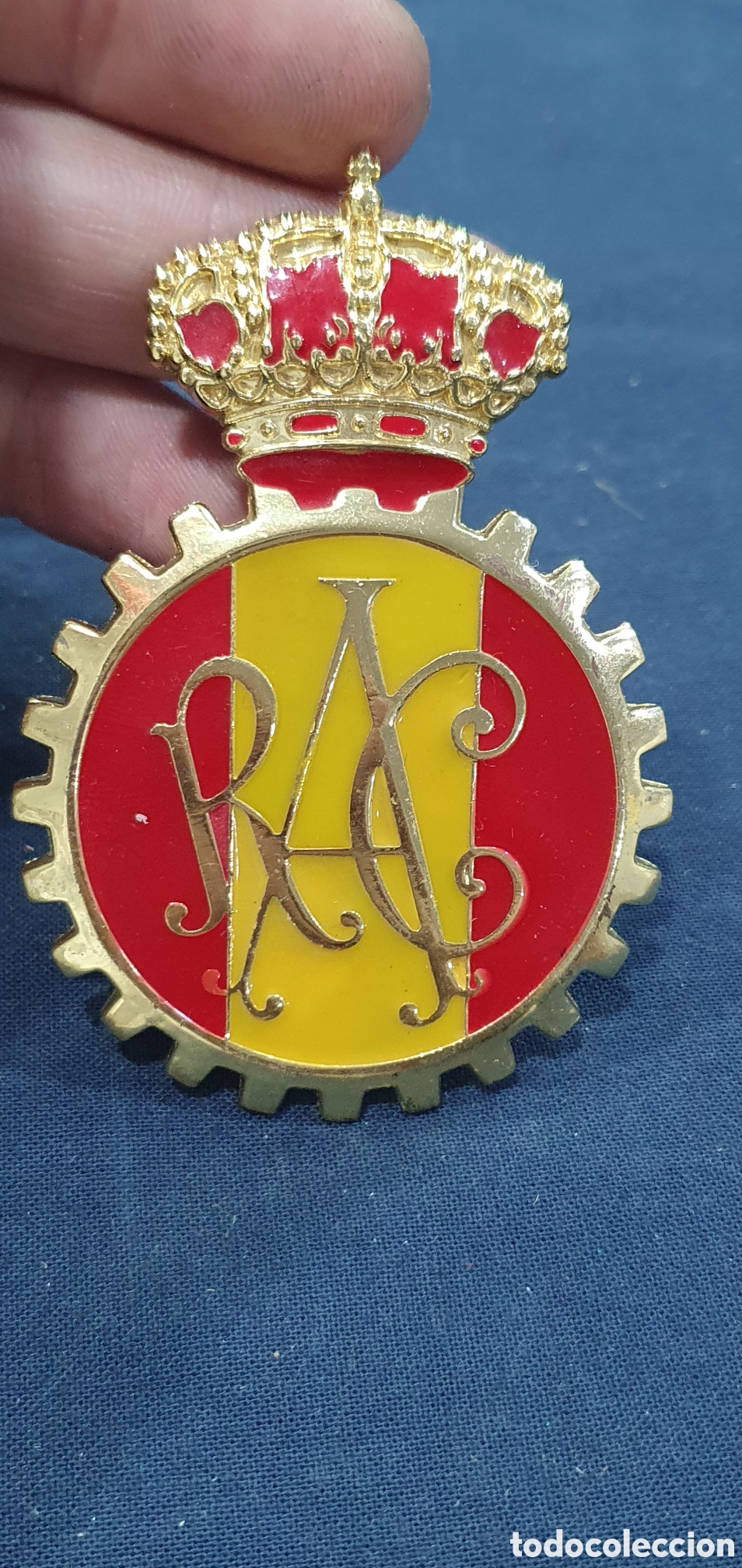 Collezionismo: Insignia RAC para coche. (L135)