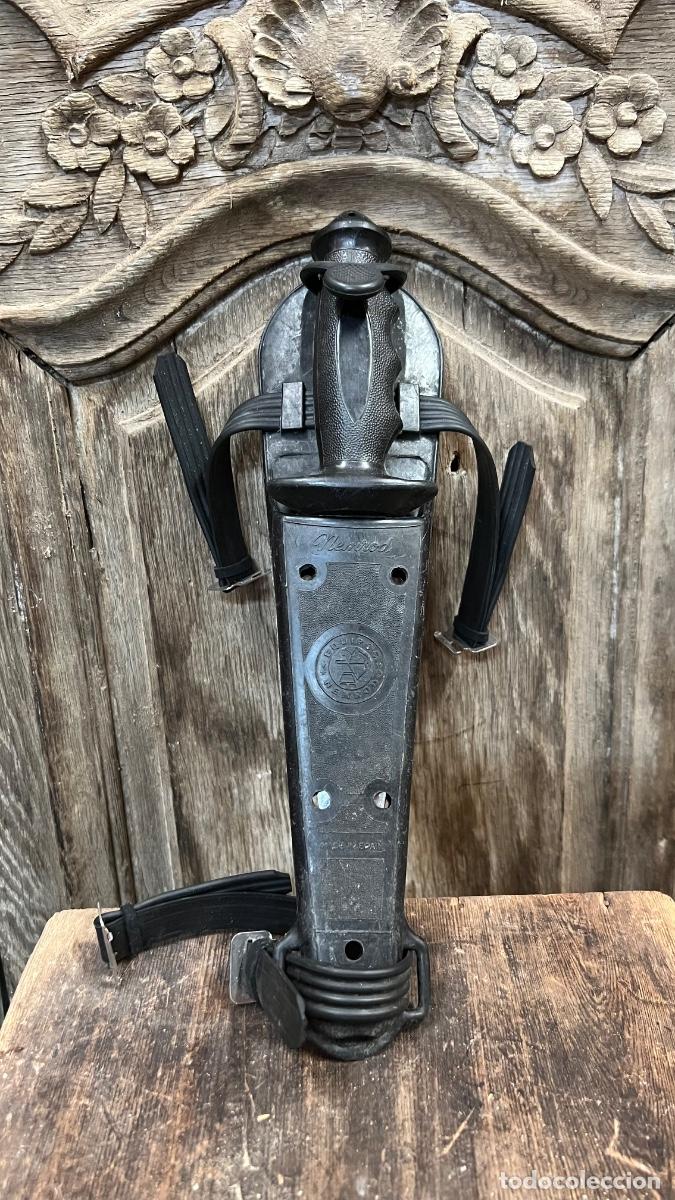 Coleccionismo: Pu&ntilde;al de buceo submarinismo a&ntilde;os 60 80 nemrod con funda y gomas 33,5cms