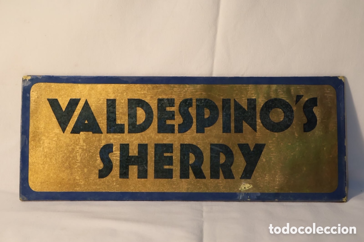 Coleccionismo: ANTIGUO CARTEL CO&Ntilde;AC Valdespino