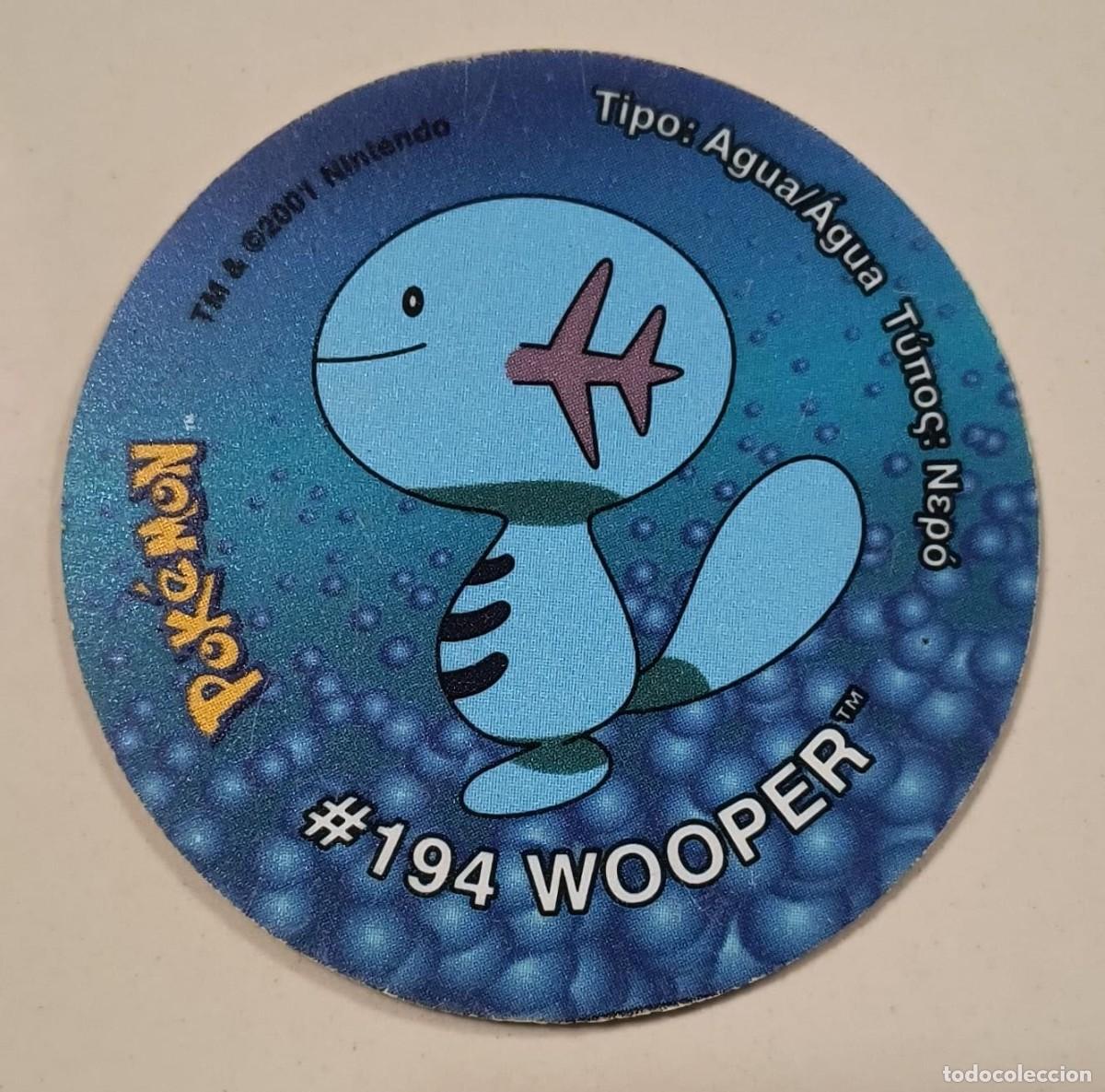Collecting: COLECCI&Oacute;N TAZOS POKEMON GIGANTAZO - N&ordm; 194 WOOPER