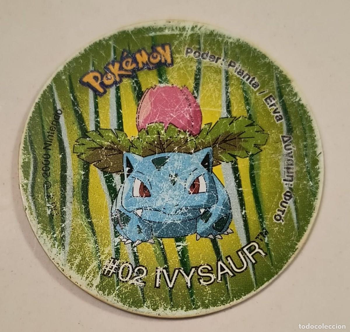 Coleccionismo: POK&Eacute;MON TAZO 2 - TAZO N&ordm;52 - #2 IVYSAUR - MATUTANO