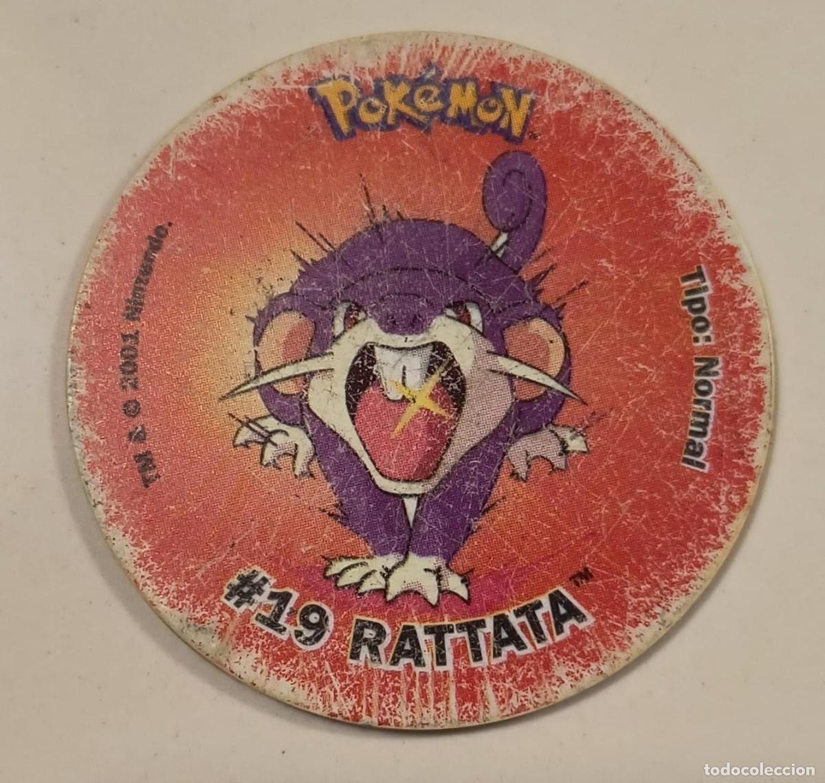 Coleccionismo: POK&Eacute;MON TAZO ATTACK - #19 RATTATA - MATUTANO