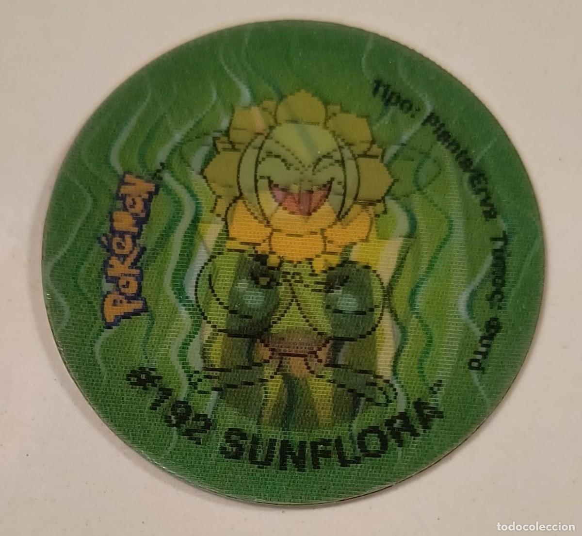 Coleccionismo: POK&Eacute;MON TAZO 3 RETICULAR - N&ordm;191 SUNKERN N&ordm;192 SUNFLORA - MATUTANO