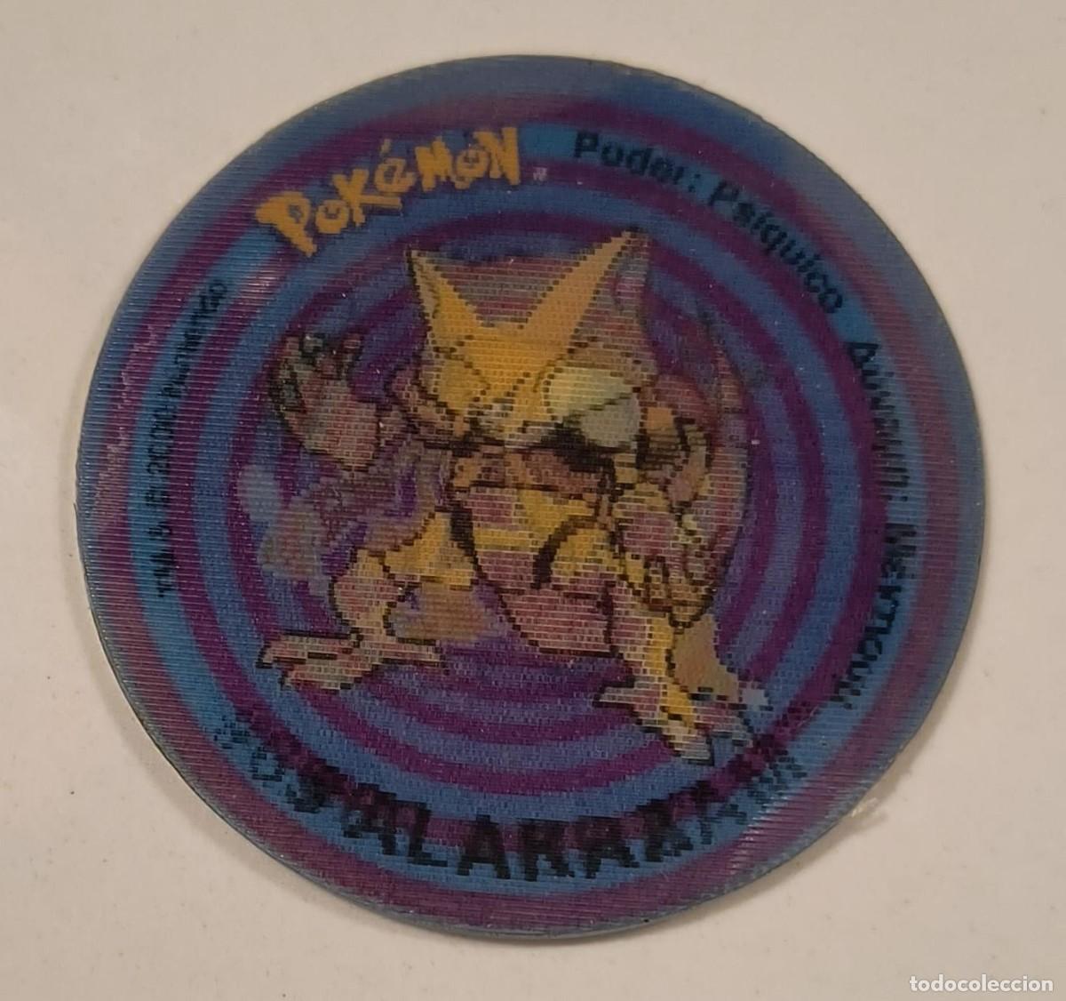 Coleccionismo: POK&Eacute;MON TAZO 2 RETICULAR - N&ordm;65 ABRA N&ordm;66 KADABRA N&ordm;67 ALAKAZAN - MATUTANO