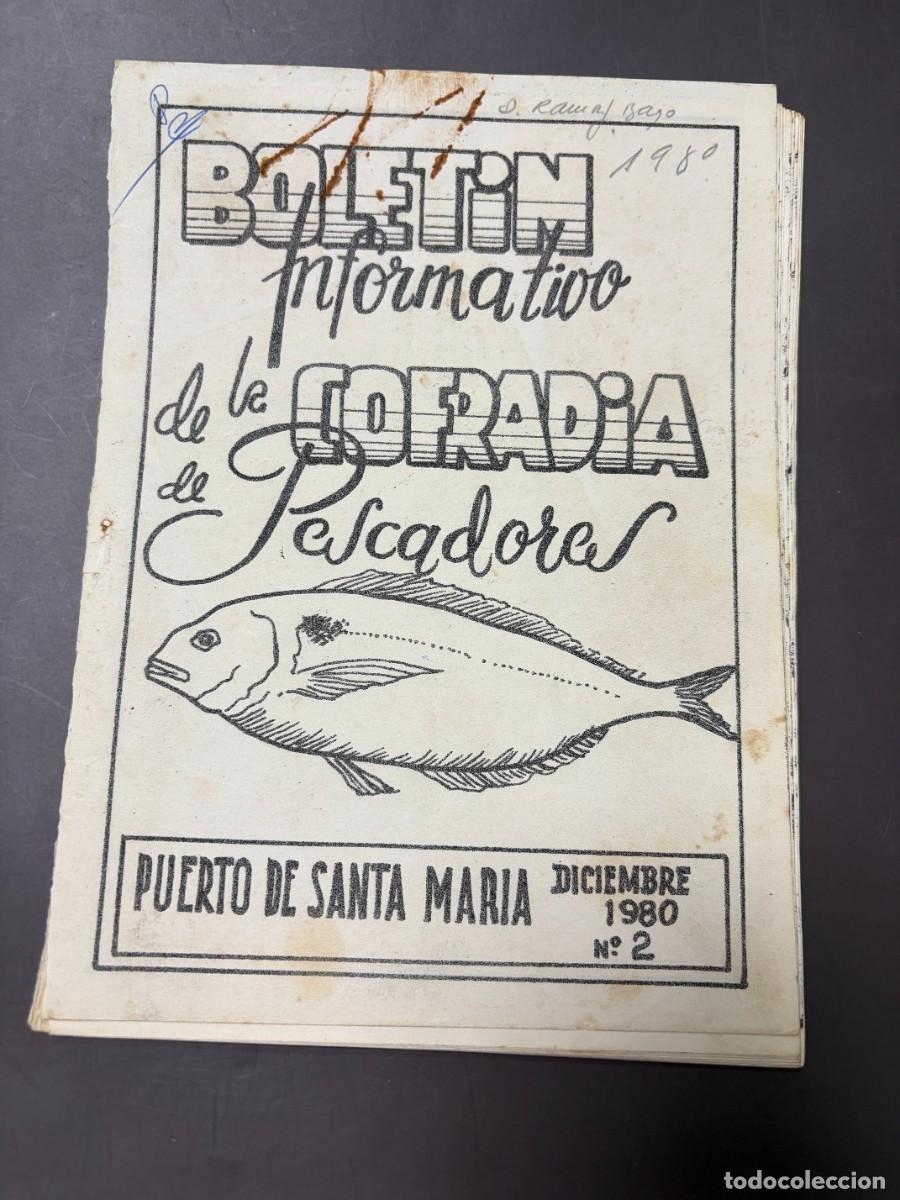 Coleccionismo: BOLET&Iacute;N COFRAD&Iacute;A DE PESCADORES N&ordm; 2 &ndash; PUERTO DE SANTA MAR&Iacute;A 1980 &ndash; PESQUERO ISLE&Ntilde;O