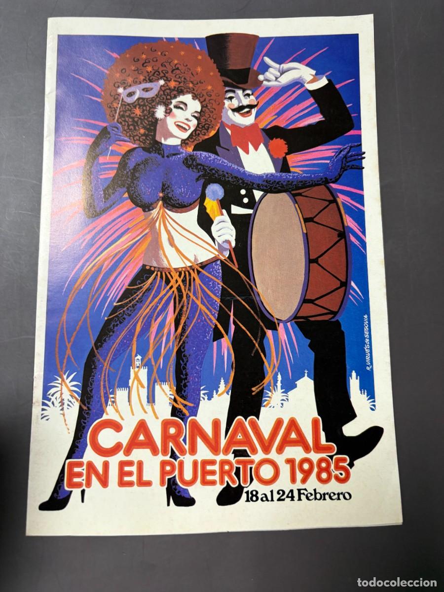 Coleccionismo: PROGRAMA OFICIAL CARNAVAL EL PUERTO DE SANTA MAR&Iacute;A 1985 &ndash; PUBLICIDAD OSBORNE