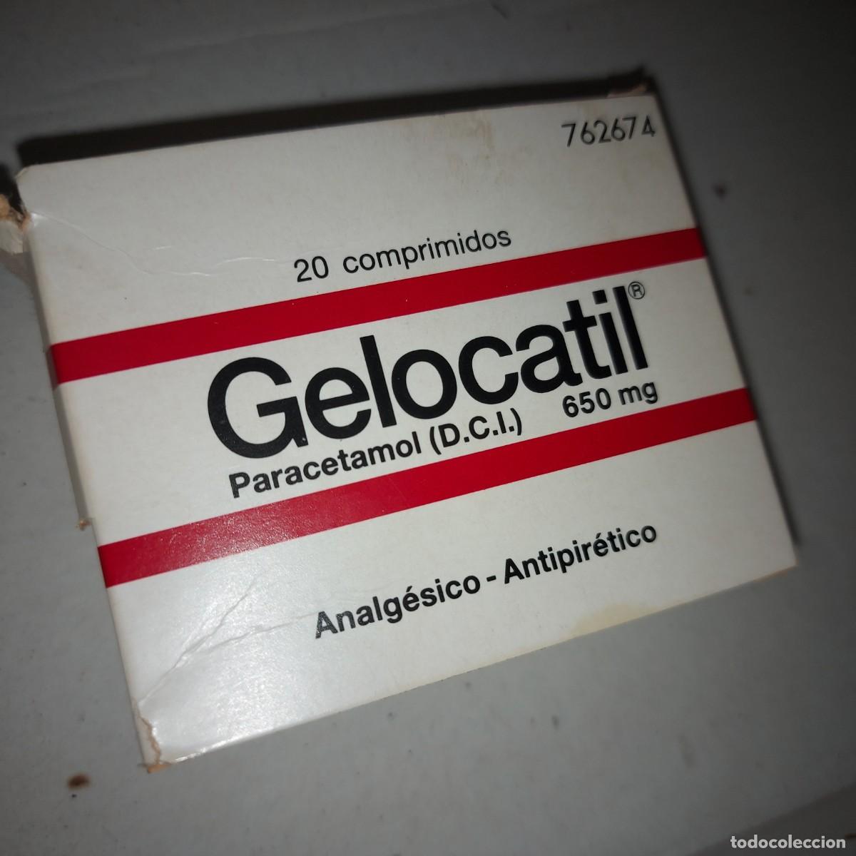 Coleccionismo: ANTIGUO MEDICAMENTO, GELOCATIL, CAJA VACIA