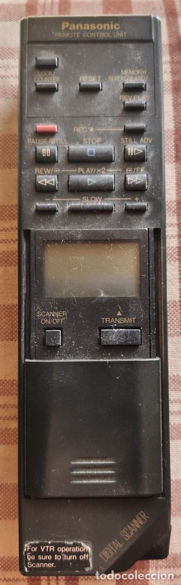Coleccionismo: Mando a distancia VTR Panasonic con scanner digital