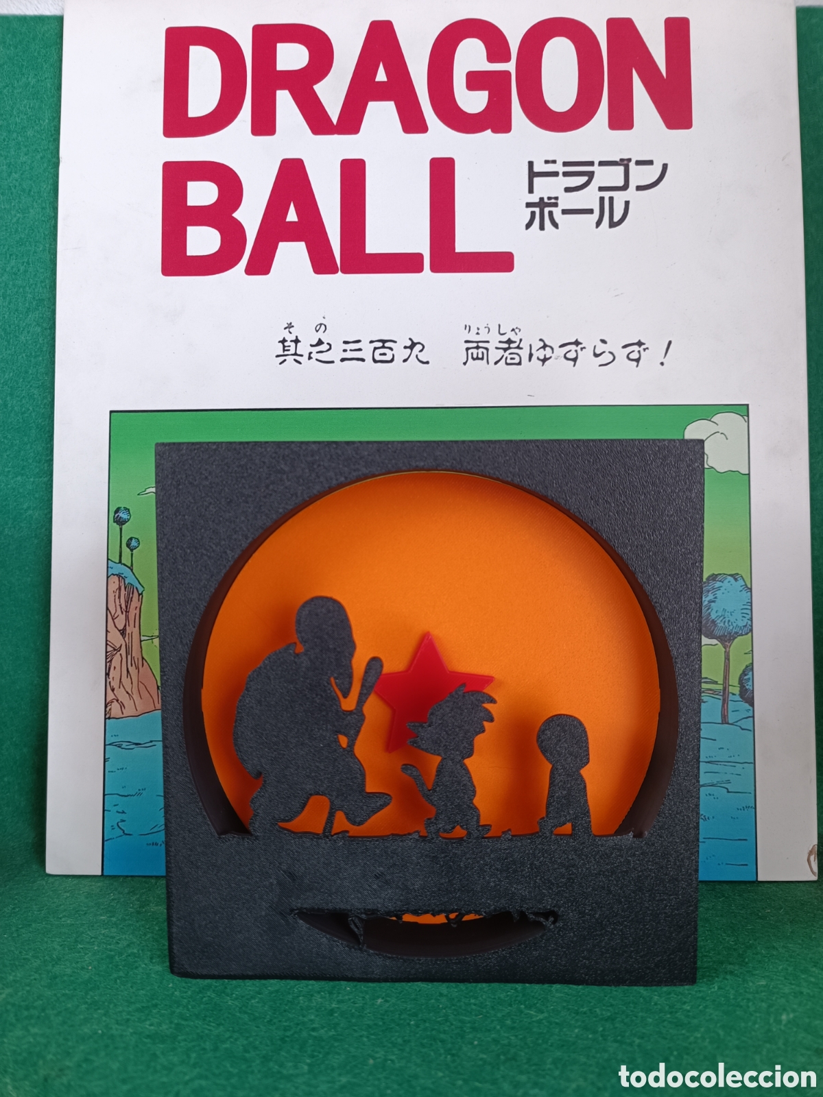 Coleccionismo: Cuadro Dagron Ball Maestro Roshi, Goku y Krillin